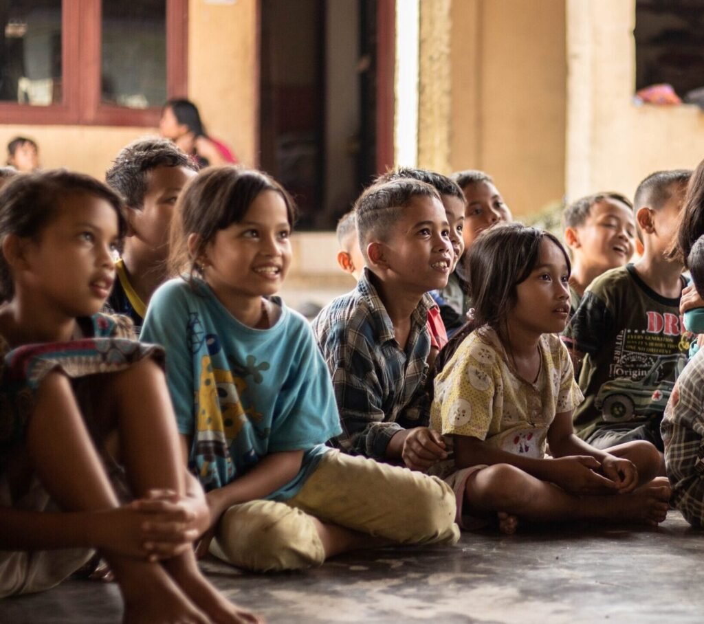 Children learning together